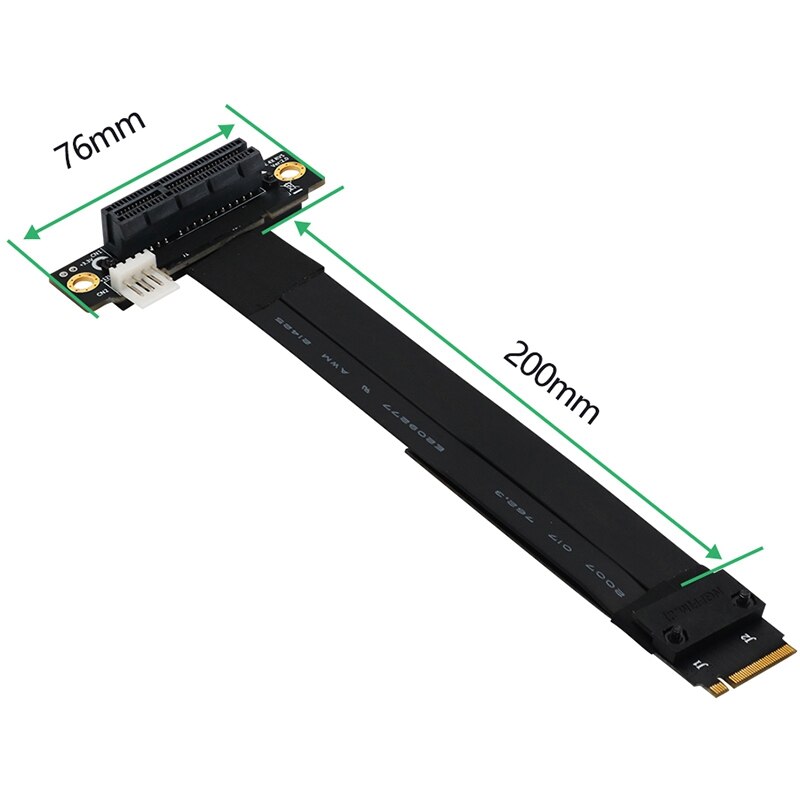 Hohe Geschwindigkeit M.2 NGFF NVMe Schlüssel M zu PCIe 3,0 X4 Steigleitung Karte PCI äußern