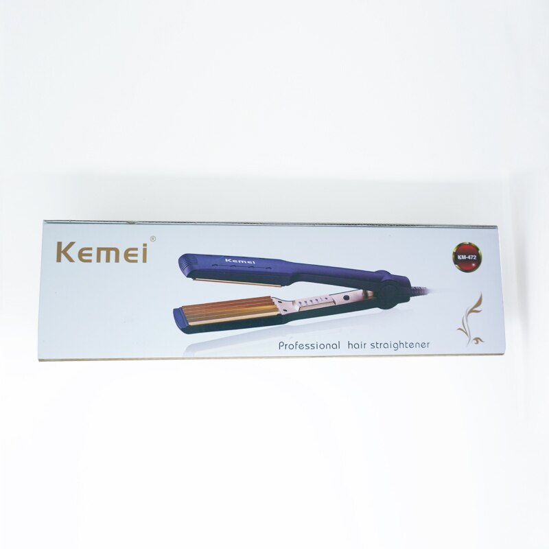 Kemei zawodowiec lokówka falista zaciskarka Twistline szczypce robić włosów kobiety moda lokówki kukurydziane ceramiczne narzędzia robić stylizacji: z pudełkiem