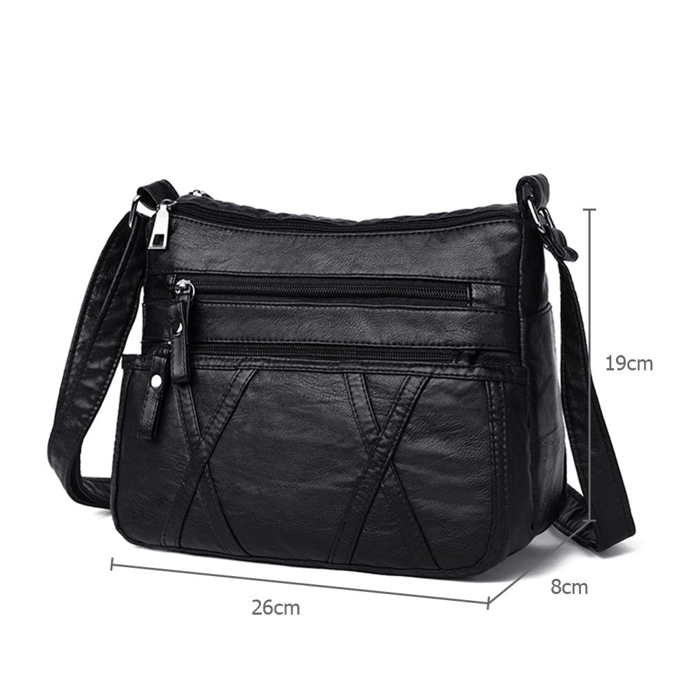 Bolsa de hombro estampada con flores para mujer, bolso cruzado de cuero de , bandolera de viaje de gran capacidad,: B
