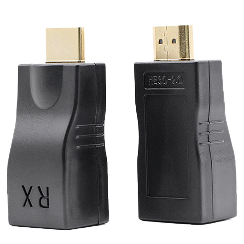 HDMI-compatible Extender 4K 30M Extender To RJ45 Over Cat 5e/6 Network LAN Ethernet Adapter for HDTV HDPC