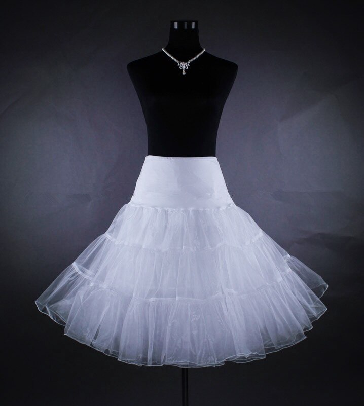Short Wedding Petticoats for Wedding Dress Black crinoline girls enaguas novia underskirt rockabilly petticoat jupon mariage