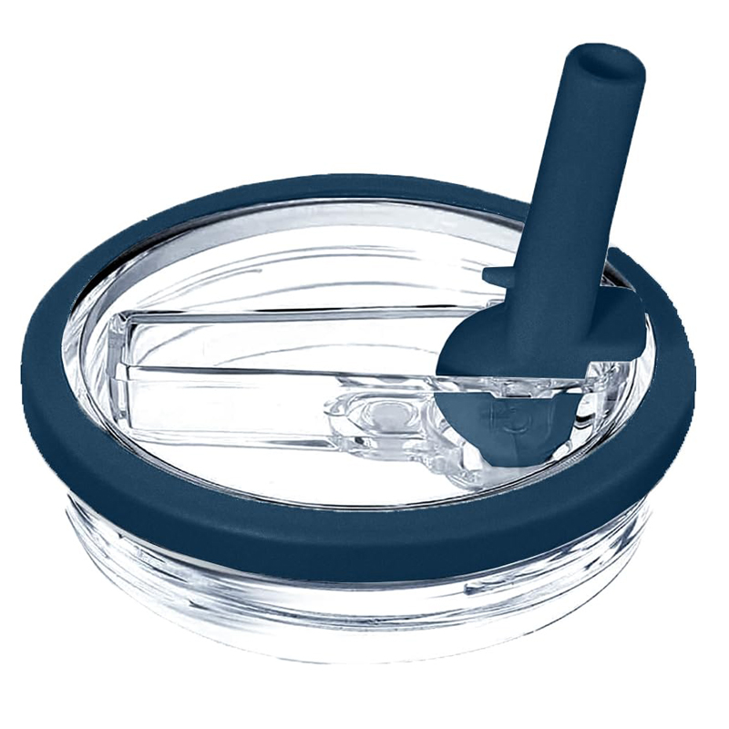 40 oz Replaceable Tumbler Flip Straw Lid for Stanley Cup,Reusable Tumbler Cover, Spill Proof Splash Resistant Tumbler Lids: MULTI