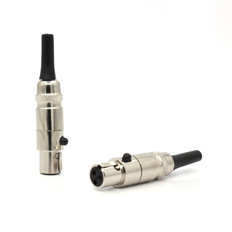 2 pezzo di YTER MINI XLR spina MINI connettore XLR femmina per K271,K240,K272,K242, k702 cuffia aggiornamento