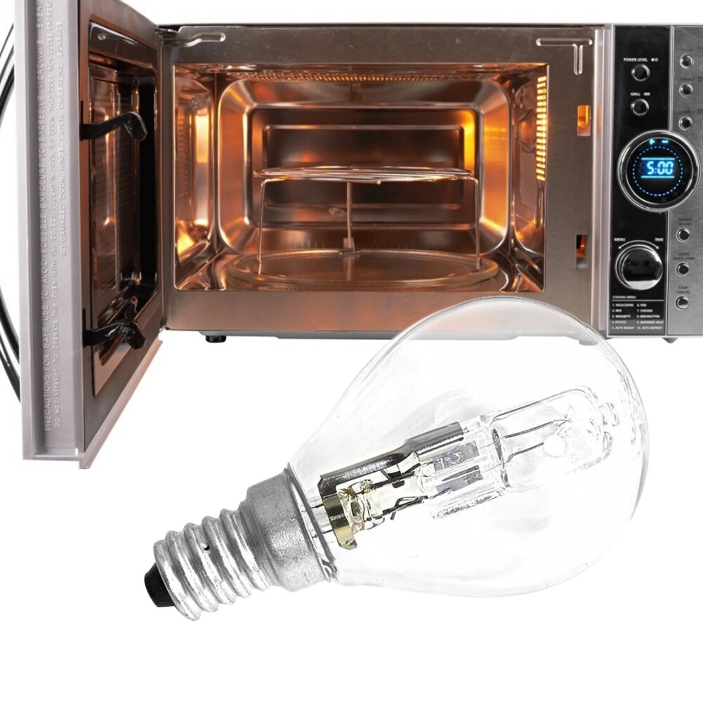 Ovnpære  e14 220v højtemperaturbestandige mikroovnpærer komfurlampe saltpære ovnlampe pære ovnlysin