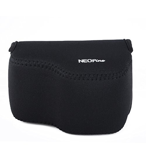 limitX Portable Camera bag Neoprene Soft Waterproof Inner case cover for Sony A6000 NEX-6 with 16-50mm Lens: Black