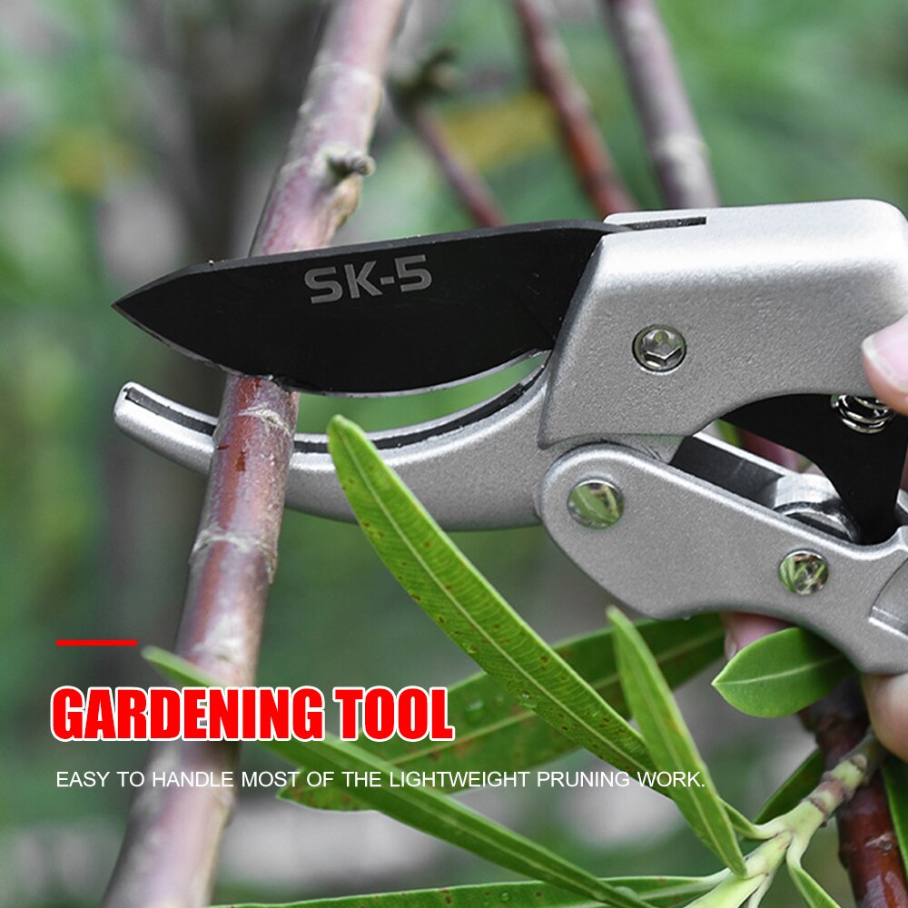 Scissors Anvil Pruner Hand Pruning Shears Branch Trimmer Tree Limb Cutter Scecateur Gardening Tool Cut Up to 3/4" for Patio Lawn