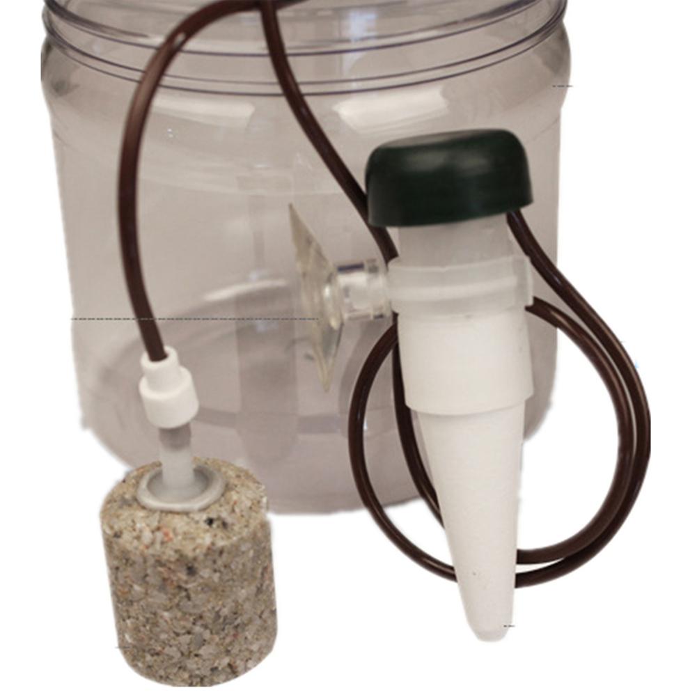 MeterMall 1300ML filtro de agua de reptil sistema de goteo fuente de bebida dispensador de agua humidificador para camaleón lagartija Gecko