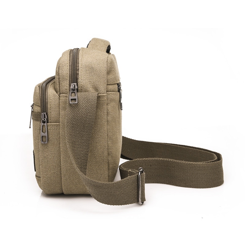 Casual Men's Messenger Bag Men Crossbody Shoulder Bags Male Canvas Travel Packs Top-handle Handbag