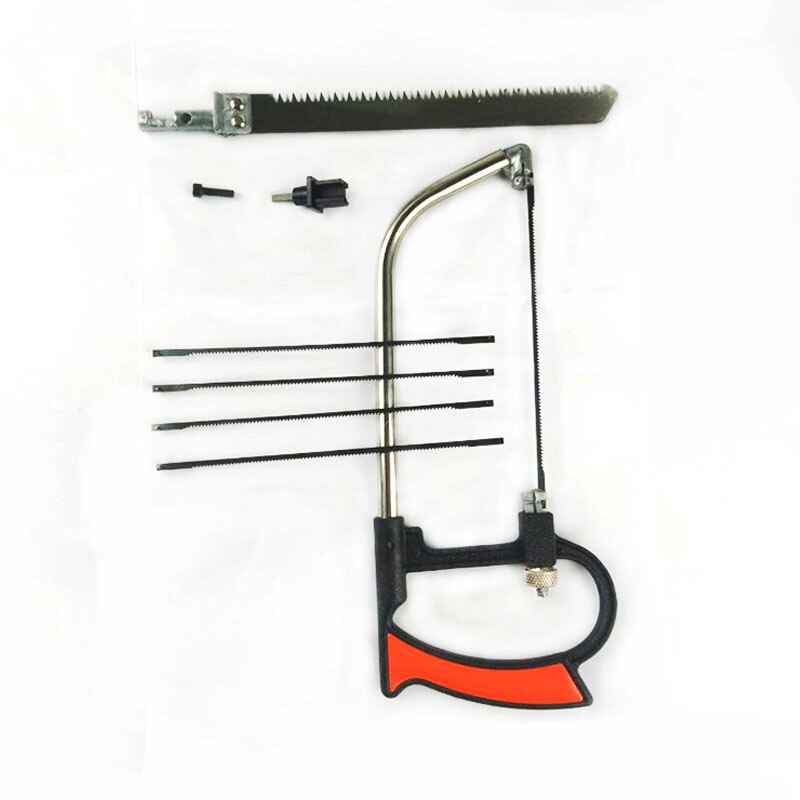 Multifunctional Stainless Steel Hacksaw Mini Portable Wood Saw Woodworking Manual Saw Replaceable Saw Blade