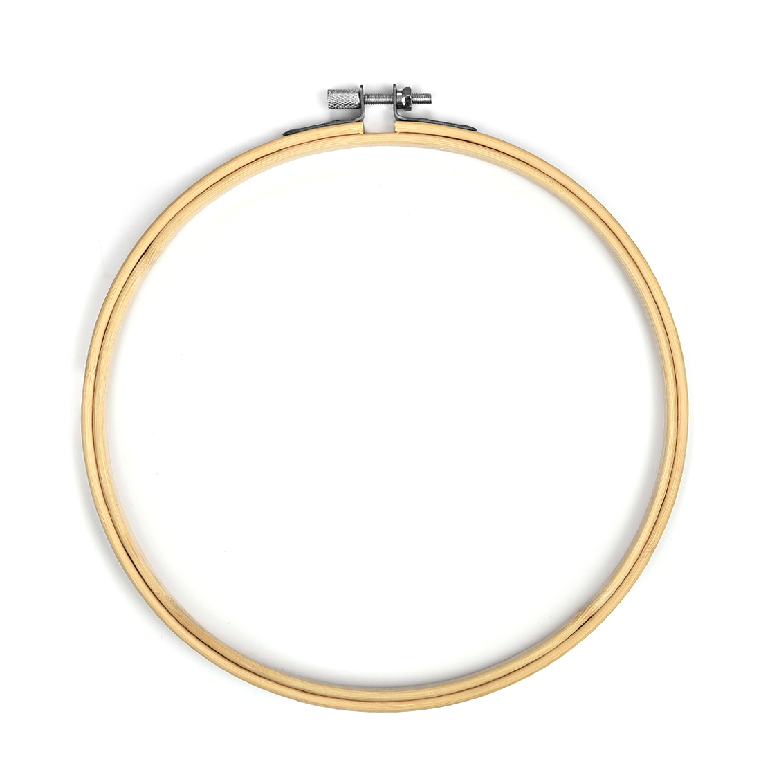 Juego de marco de aros de bordado de madera de 10-30cm, anillos de aro de bordado de bambú para manualidades con aguja de punto de cruz DIY: Borgoña