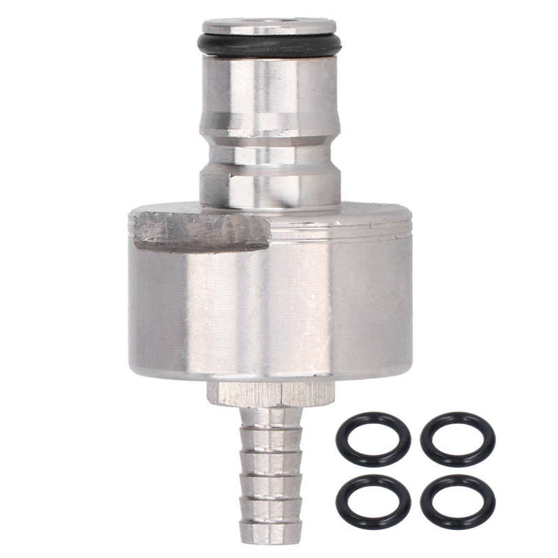 Carbonation Cap with O-Ring Stainless Steel Carbonate Cover Home Beer Brewing CO2 Coupling Carbonate Soda: 1 pc