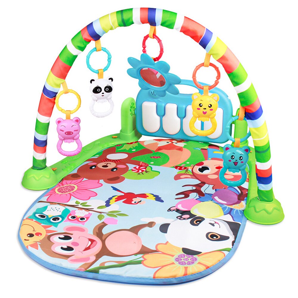 Baby Crawl Mat Kids Gym Tapis Educatief Rack Game Zuigeling Muziek Speelkleed Met Piano Toetsenbord Peuter Spelen Pad