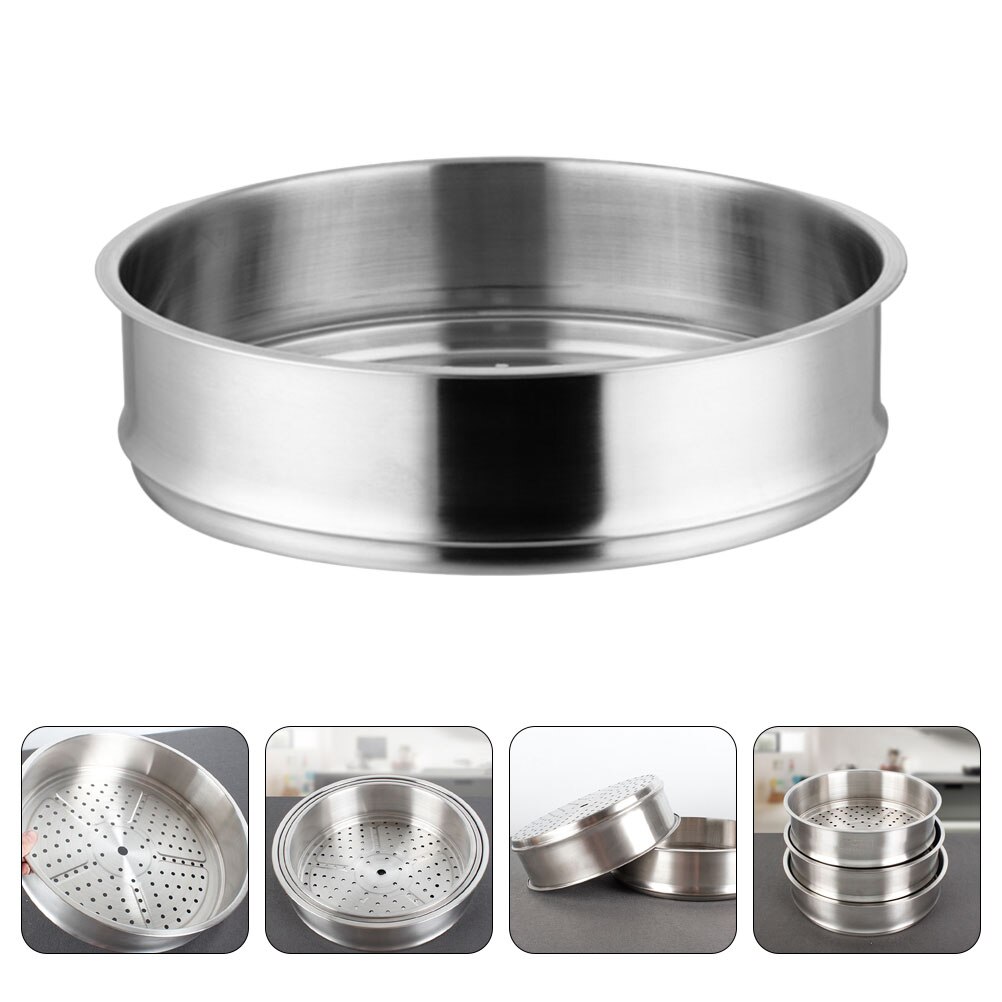 Stainless Steel Steam Basket Durable Steamer Kitchen Tool Home Steam Food Supply: Default Title