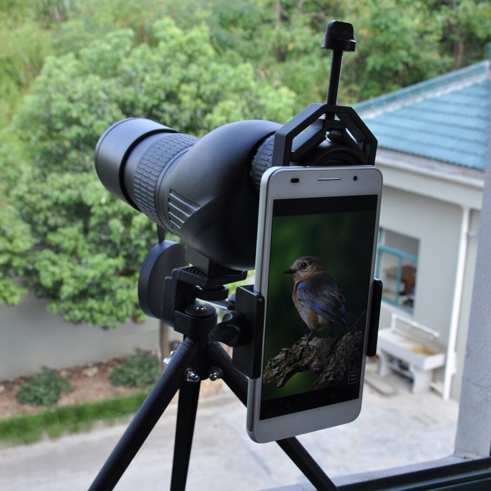 Smartphone Spotting Scopes Telescope and Microscope adapter-Into Video Camera and Image Capturer in Distant