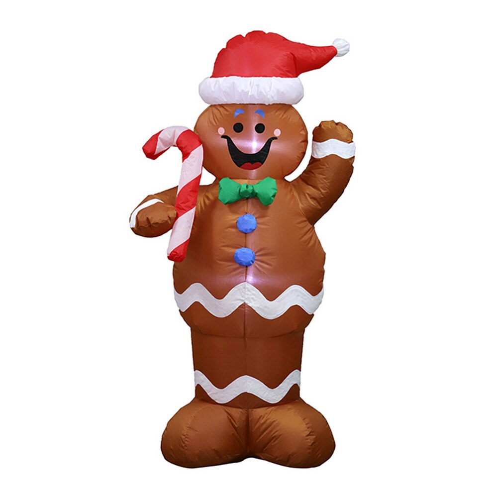 Cute Inflatable Merry Christmas Bear With LED Lights main image 1