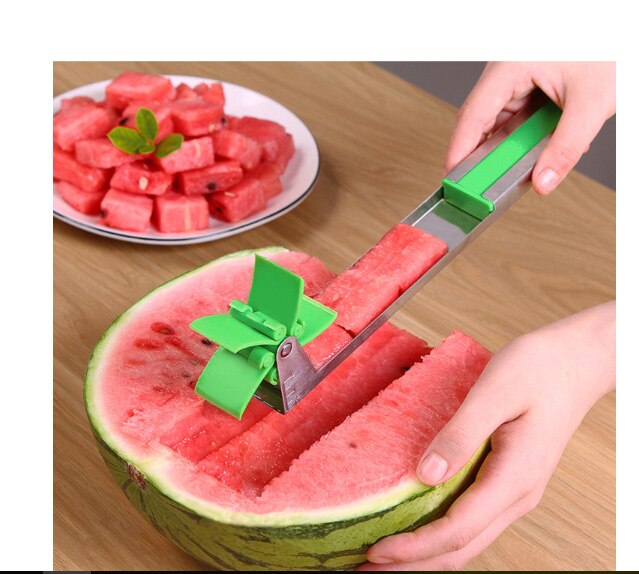 Obst Splitter Obst schneiden Messer Gerät küche kunststoff obst gemüse DIY Peeling obst Küche werkzeug