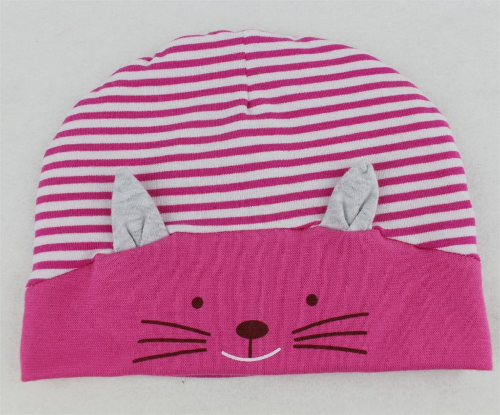 Gato bonito Outono Inverno Quente Cap Crianças Beanie Chapéu de Crochê Bebê Menino Menina Infantil crianças de Algodão Listrado Gatinho Abelha Recém-nascidos