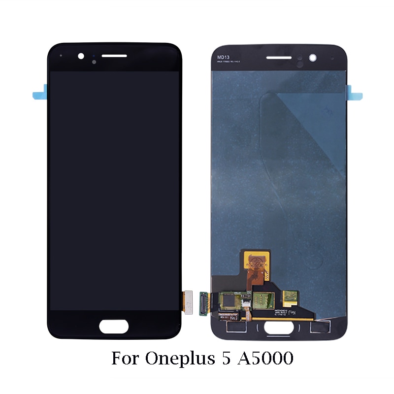 Til oneplus 1+a0001 a2001 a3000 a3010 a5000 a5010 lcd -skærm+berøringsskærmsamling til oneplus 1 2 3 3t 5 5t 6 6t 7 lcd -skærm
