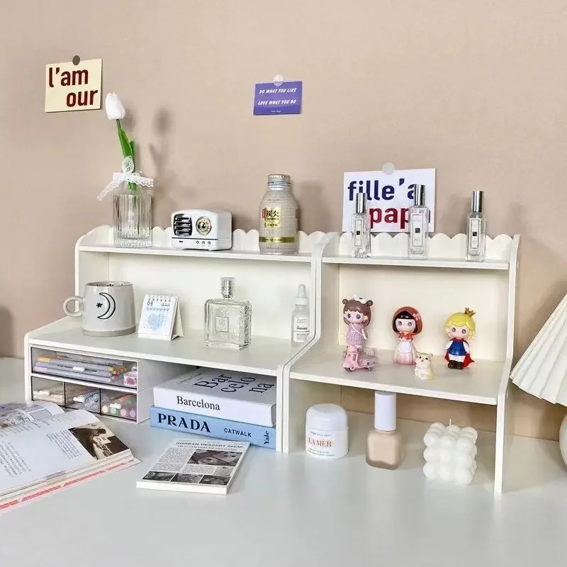 Ins Desktop Elevation Stand Met Laden Student Bureau Opbergrek Multi-Functionele Display Rack Thuis Kantoor Bureau Accessoires