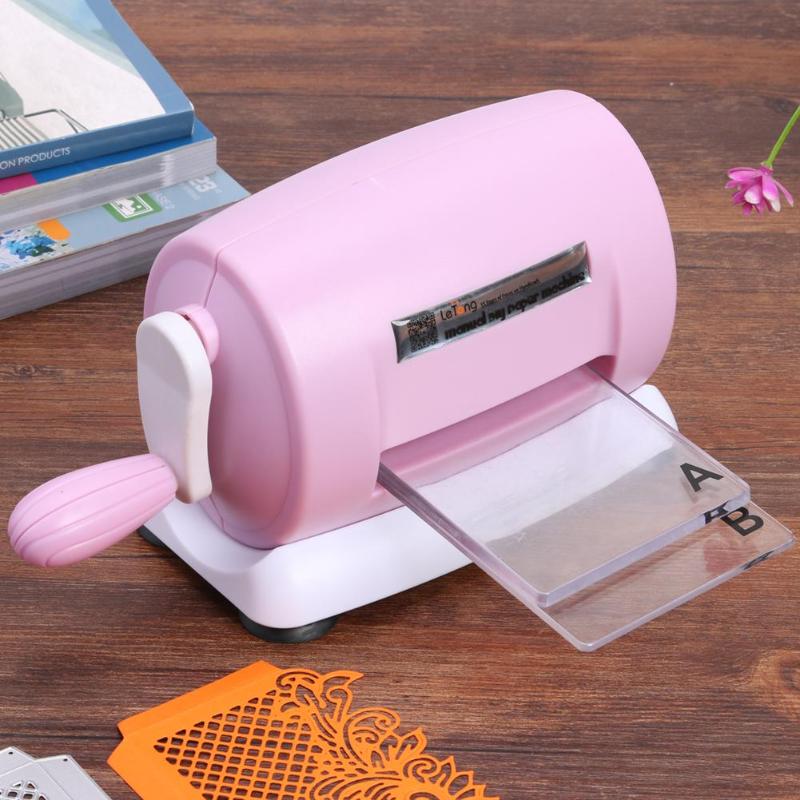 DIY Die Cutting Machine Embossing Scrapbooking Cutter Dies Machine Paper Card Making Craft Tool Red Purple White Bule Pink