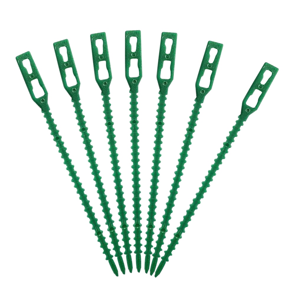 100 Pcs Groene Tuin Twistties Veelzijdige Plastic Banden