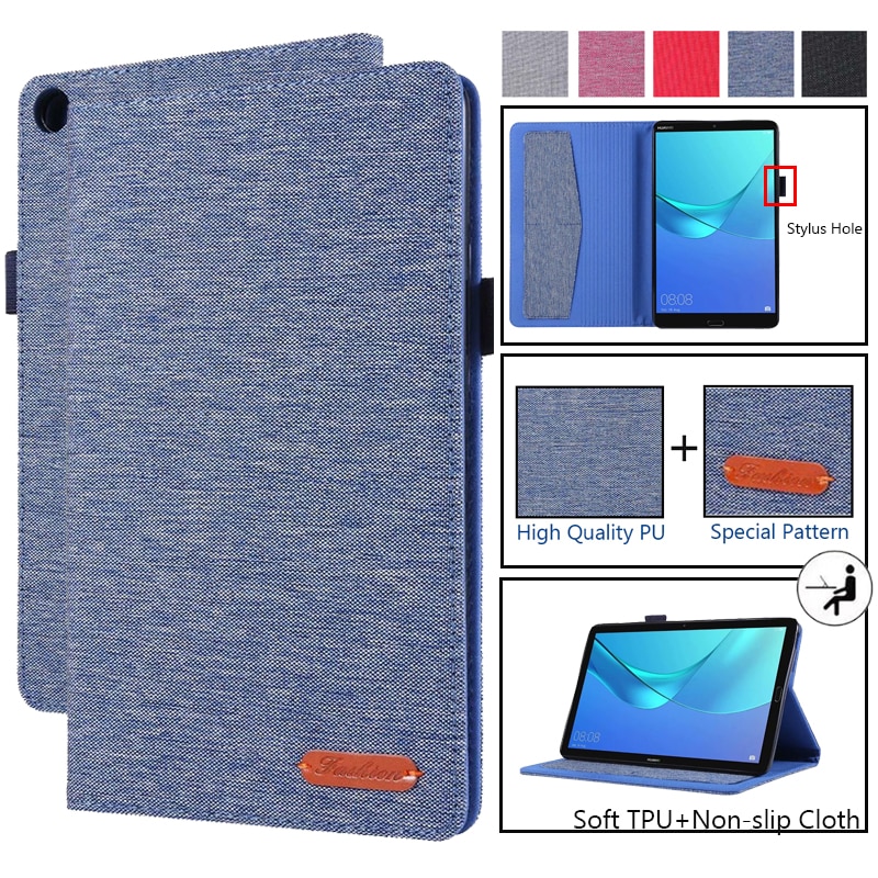 Luksusowe etui do Huawei MediaPad M5 lite 8.0 JDN2-AL00 JDN2-W09 Tablet miękka podstawka pokrywa dla Huawei M5 Lite 8 cal Case Fundas