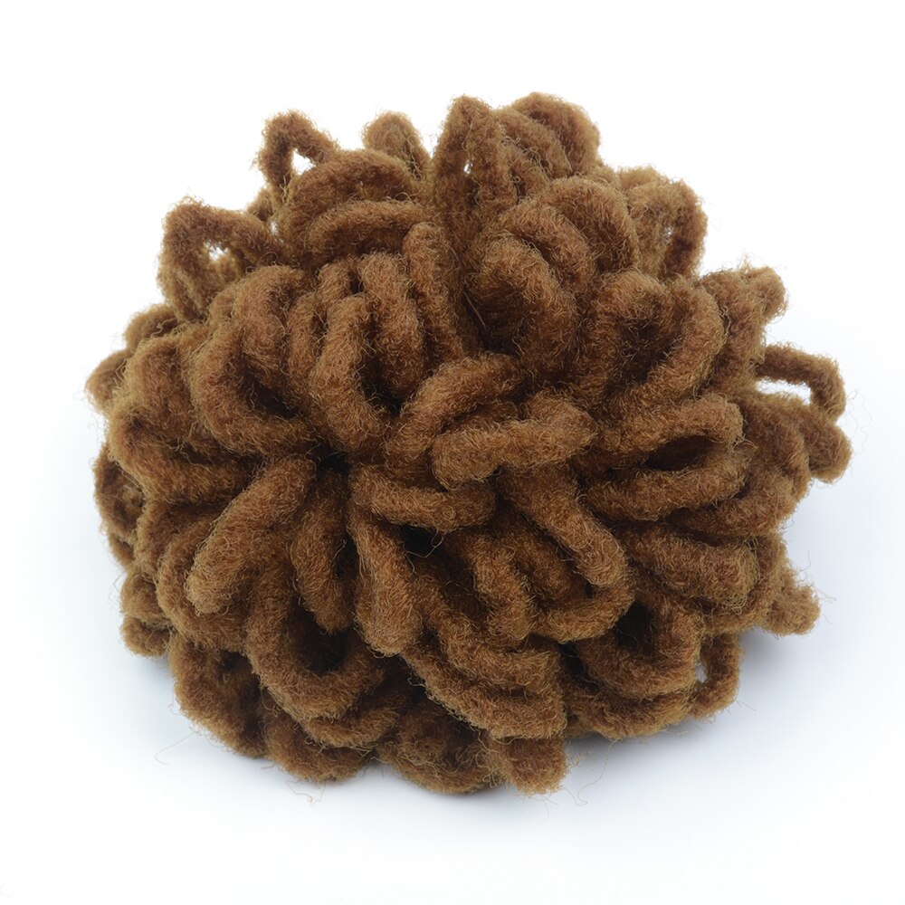 Afro Dreadlocks Puff Ponytail Drawstring Synthetic Chignon Buns Nu Faux Locs Ponytail Short Clip In Hair Extentions For Women: 8