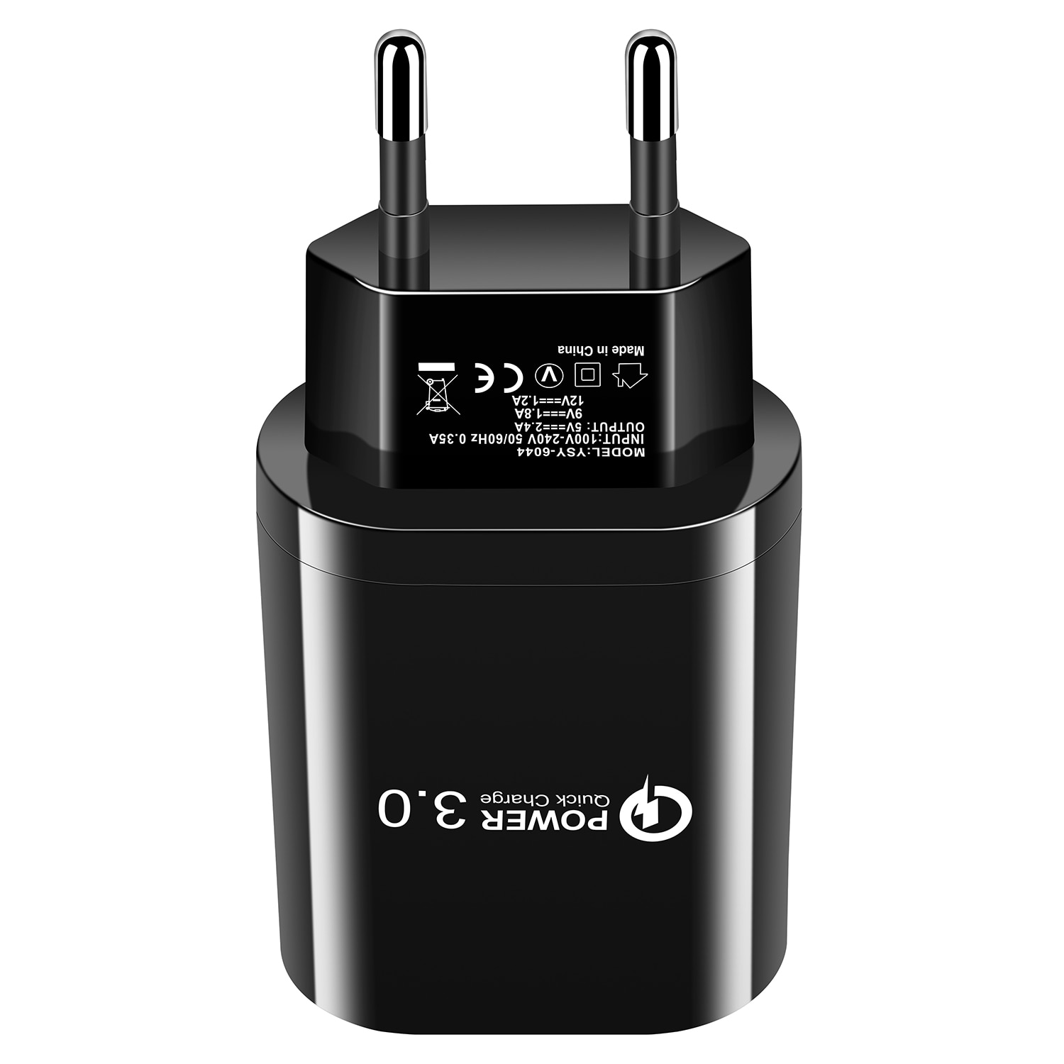 QC 3.0 USB charger Single Port Fast Charge Mobile Phone Charger USB Travel Charger Smart Tablet Charging Head for iPhone X XS XR