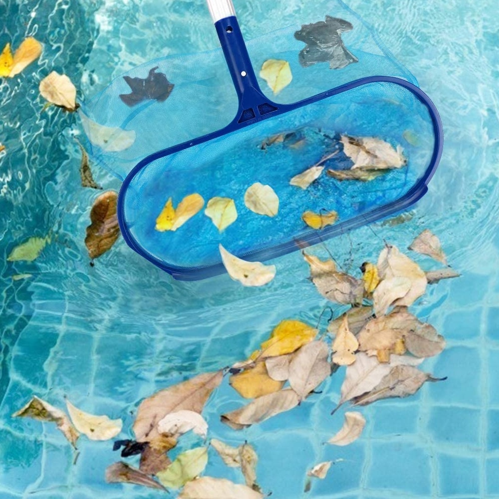 Swimming Pool Accessories Skimmer Net Rubbish Cleaning Rake Mesh Leaf Nets Deep Bag Water Surface Debris Cleaning Net Pool Tool