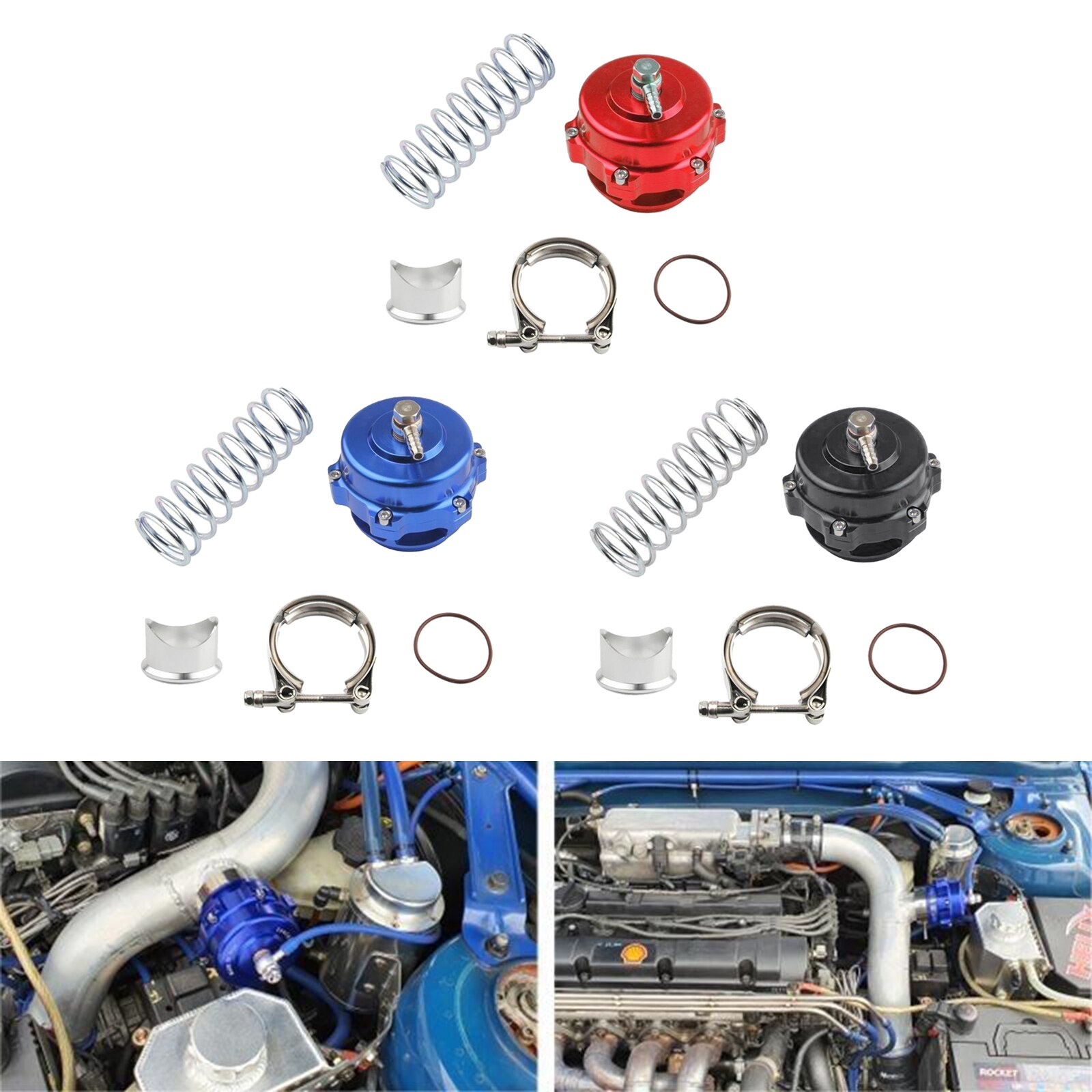 Universele 50Mm V Band Q Serie 50Mm Blow Off Valve Bov Voor Tial Flens