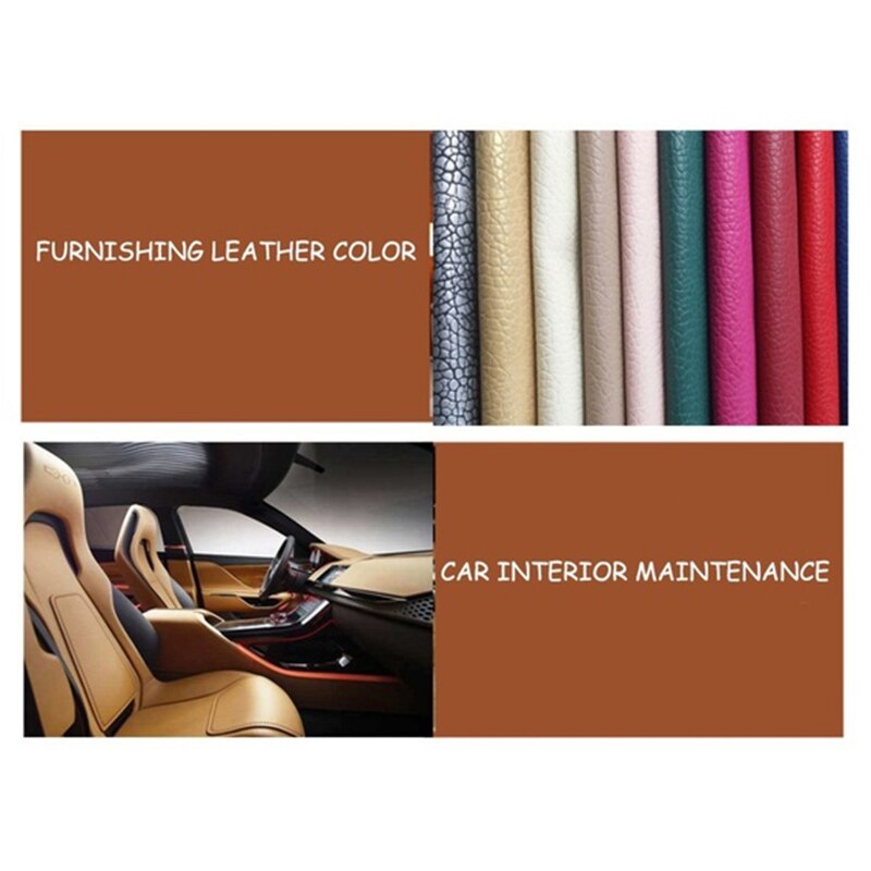 50Ml Universele Leapopr Reparatie Tool Autostoel Sofa Jassen Kras Geen Warmte Vloeibare Leapopr Vinyl Reparatie Kit