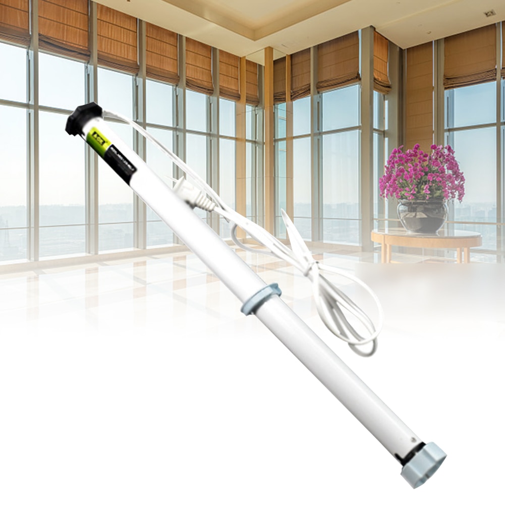 100-240V Window Remote Control Office Accessories Tubular Industrial Electric Visor Easy Install Soft Repair Roller Shade Motor