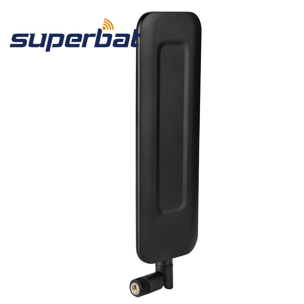 Superbat 2dBi 4G LTE Antenna Wide Band SMA Plug Dipole for 4G LTE Wireless Router Outdoor Trail Camera Building Mobile Cell Phon