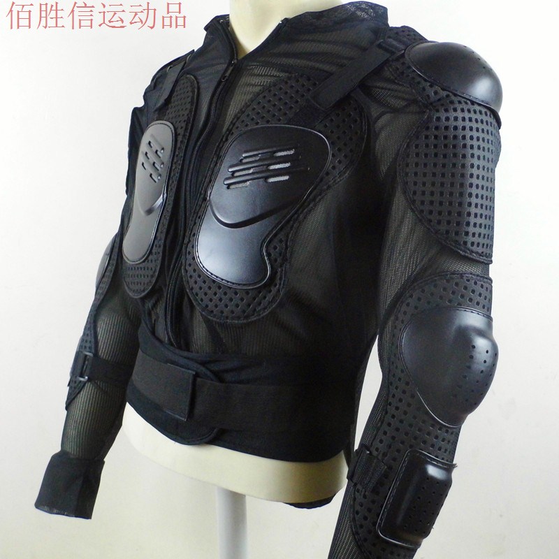 Motorrad Volle Rügestochen Jacke Wirbelsäule Brust Schutz Getriebe M L XL XXL XXXL 4XL