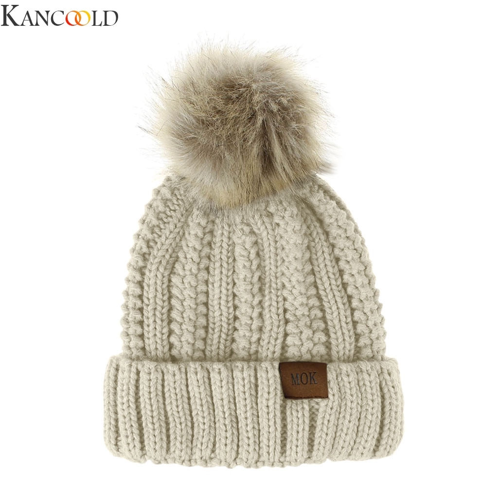 KANCOOLD Neue Frauen Mädchen warm Halten Winter Beiläufige Gestrickte Hütte Wolle Säumen Hütte Ski Hütte Männer Und Frauen lässig outwear