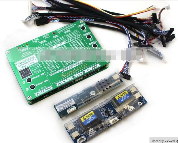 De 5e Generatie Laptop TV/LCD/LED Test Tool Lcd-scherm Tester Ondersteuning 7-55 "w/LVDS Interface Kabels & Inverter