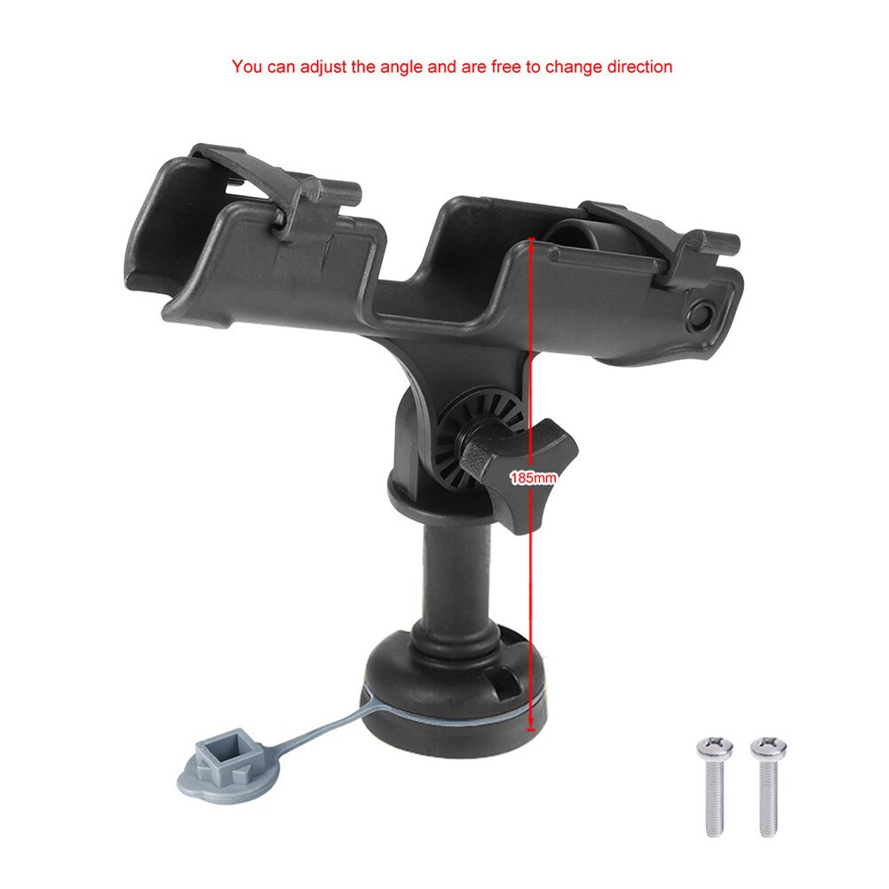 Verstelbare Kajak Boot Hengel Houder Ondersteuning Gereedschap Pole Mount Hoek Beugel Roterende Vissen Ondersteuning Tool Accessoire
