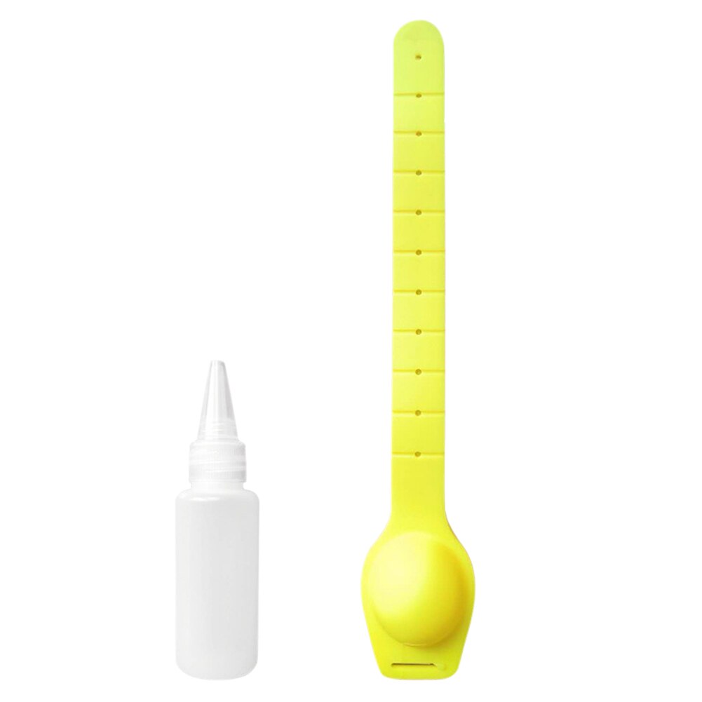 Pulsera dispensadora de Alcohol y Gel para adultos y niños, dispensador de mano portátil, de silicona, 1 unidad: Yellow