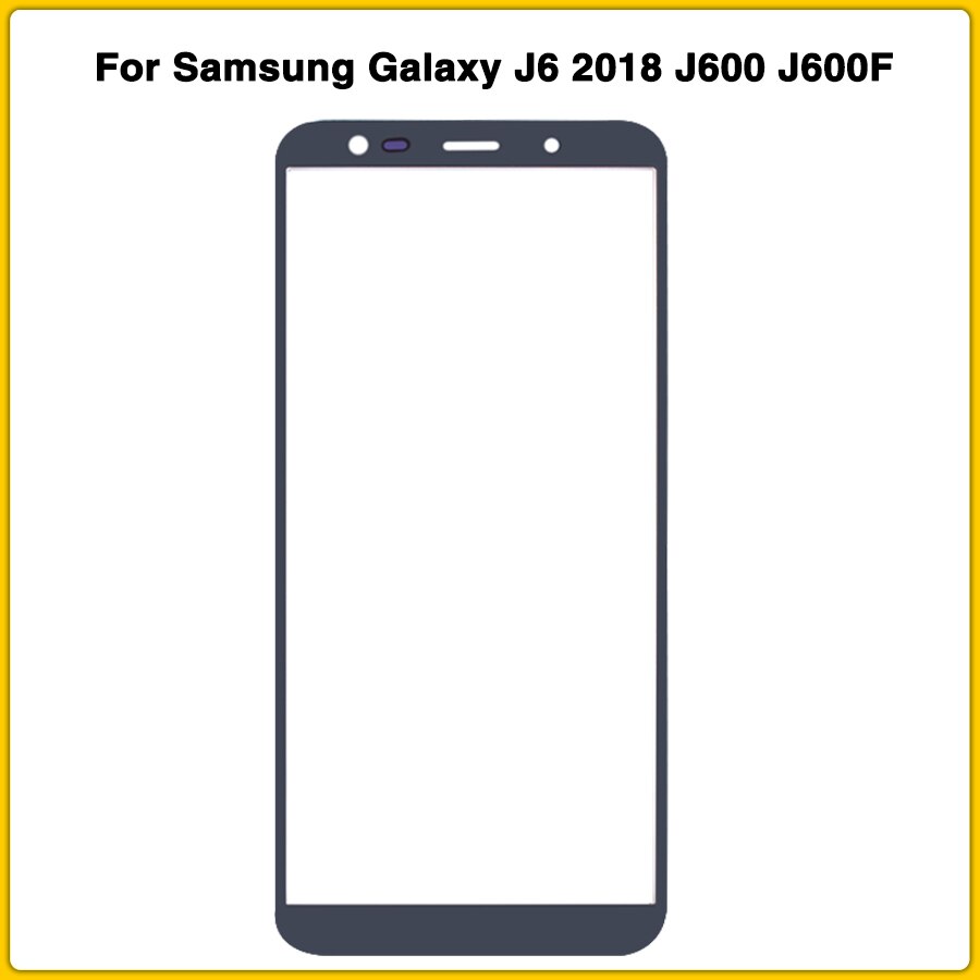 LCD voor glas Voor Samsung Galaxy J6 J600 J600F SM-J600F/DS SM-J600 Display Digitizer Sensor outer Glas touch Screen