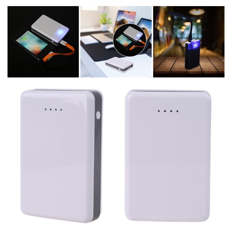 DIY etui na powerbank 18650 baterii generator 3x moc Bank podwójny moc wyjściowa USB Bank muszla telefon komórkowy skrzynka robić ładowania