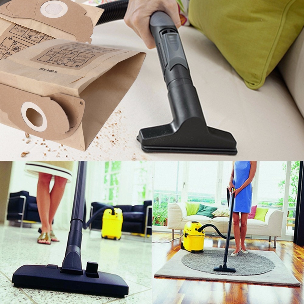 Universal Vacuum Cleaner Bags Paper Dust Hoover Bag Replacement For KARCHER MV2