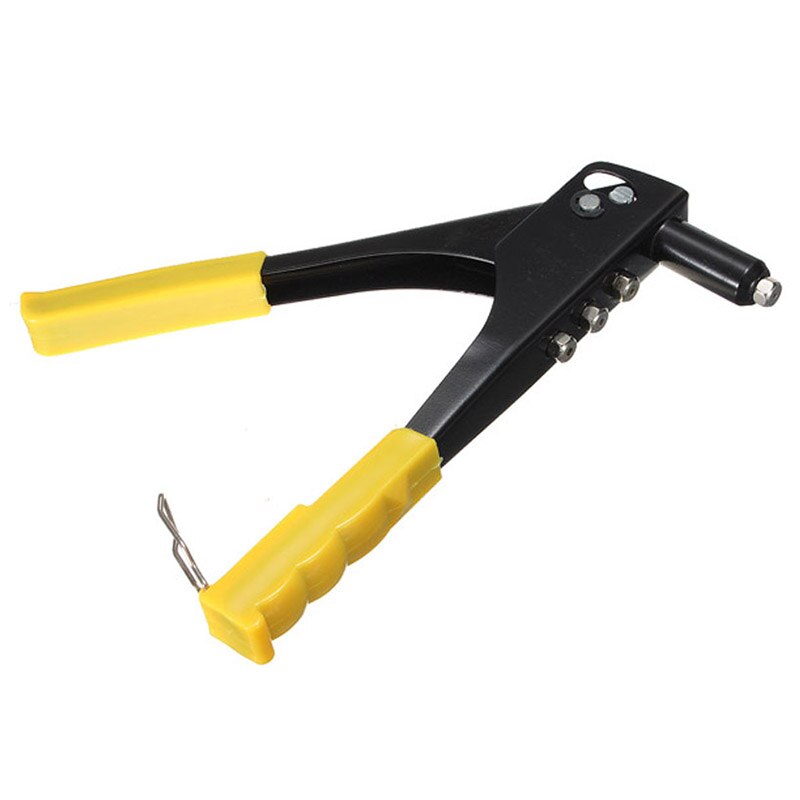 Rivet-Gun Kit Manual Hand Riveter Heavy Duty Tool Repair 40 Rivets Yellow: Default Title