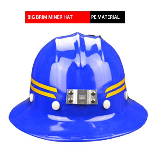 4 farver fuldkant hård hat konstruktion mine sikkerhedshjelm lette høj styrke arbejdshætte beskyttelseshjelme: Blå