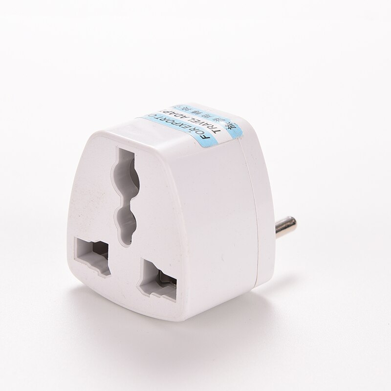 1pc hvide rejseomformer stik universal eu uk us ger au chn stik adapter european tyskland australien kina strømstik stikkontakt