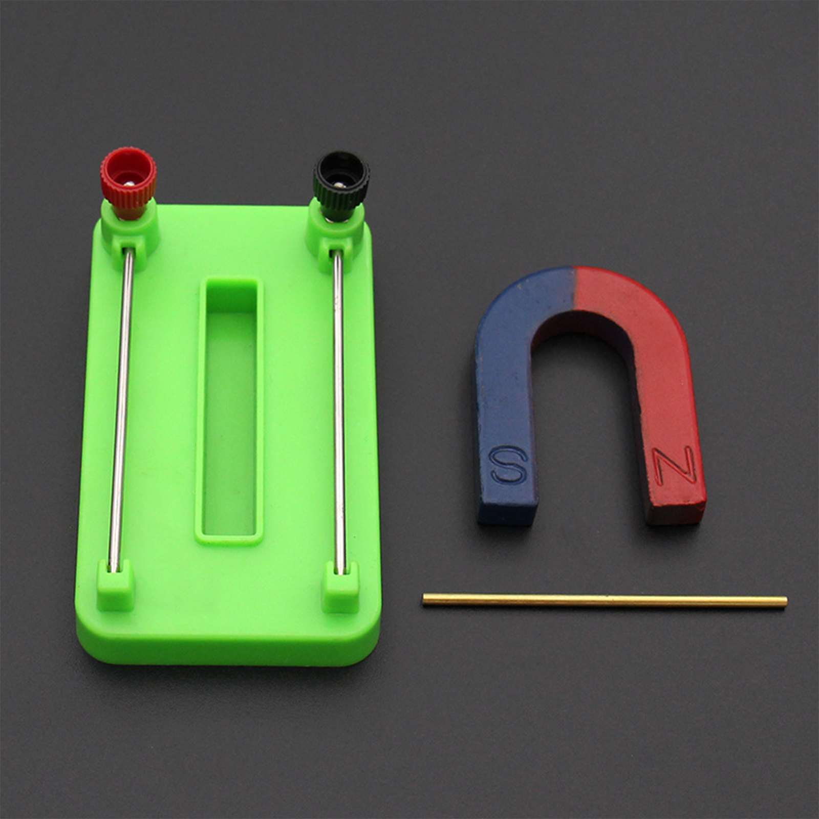Magnetisch veld acteren op huidige experimentele apparaten Ampere Force experimentele apparaten voor natuurkundeonderwijs in de middelbare school