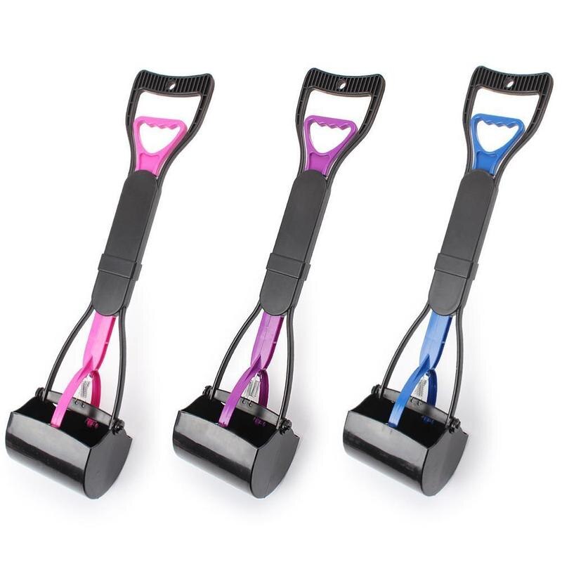 Pet Poop Scoop Poop Scoop Shovel Pick Up Animal Waste Picker Pooper Handle Colors Dog Cleaning Long Pet Tools 3 Pet Scooper