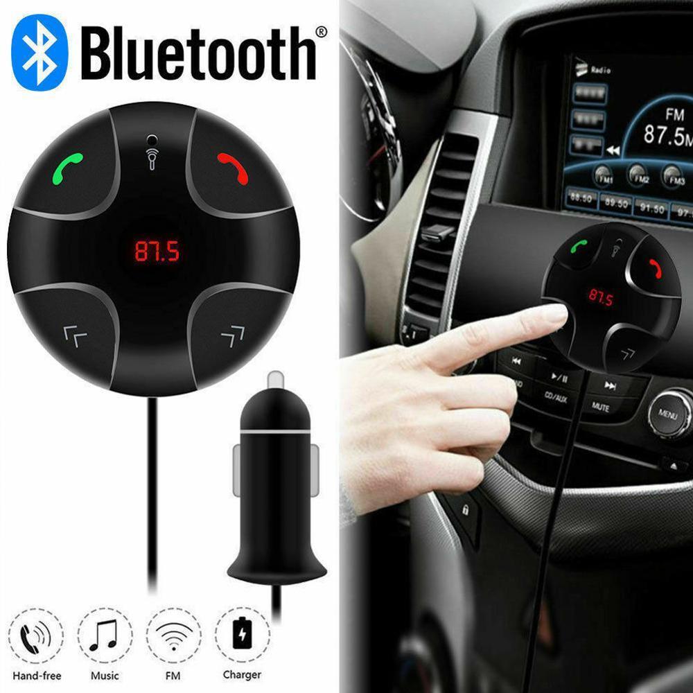 Bluetooth Fm Modulator Met Auto Fast Charger Handsfree Praten Auto Kit Zender Draadloze Autoradio Adapter MP3 Speler
