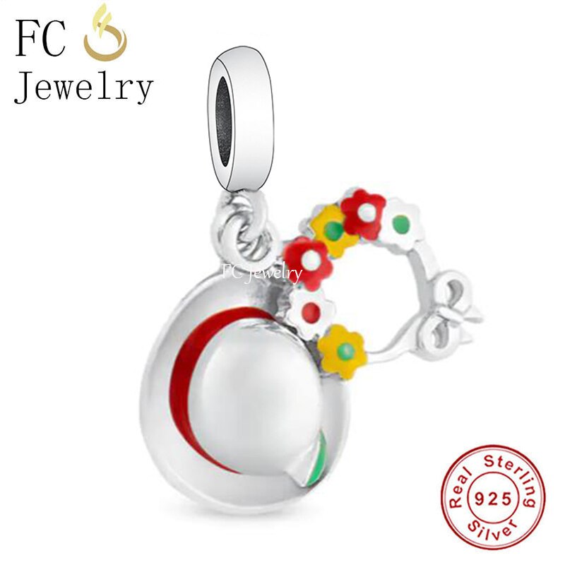 Fc jóias caber pulseira charme original 925 coleção mundial de prata jesus buda méxico chapéu grânulo para fazer feminino viagem berloque: Q2245
