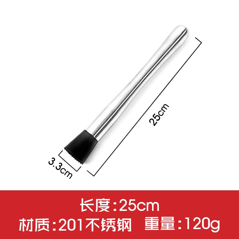 304 Stainless Steel Popsicle Cocktail Ice Crusher Lemon Juice Hammer Popsicle Bar Supplies Cocktail Stirrer: Navy Blue