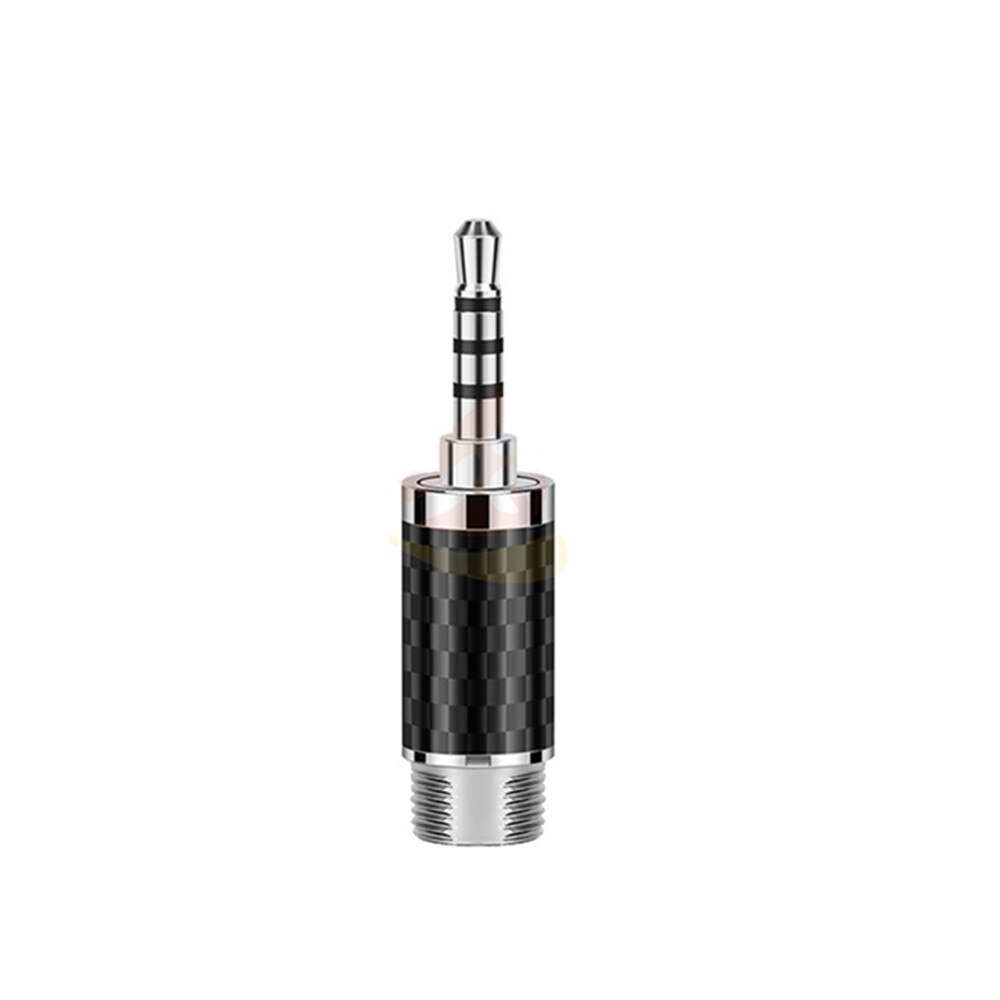 Xlr typ -c 2.5 3.5 4.4mm 6.35mm rodiumplätering hifi hörlurskabel kontakt 8 in 1 multifunktions självlåsande kontaktadapter: 3.5mm 4 -polig kontakt